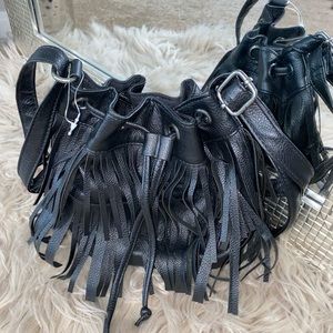 fringe shoulder bag